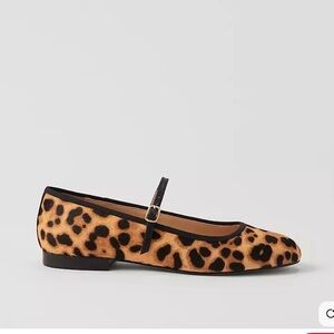 Ann Taylor NWOB Mary Jane Haircalf  Ballet Flats Size 8.5
